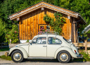 Vintage VW Beetle in Bad Tolz, Germany